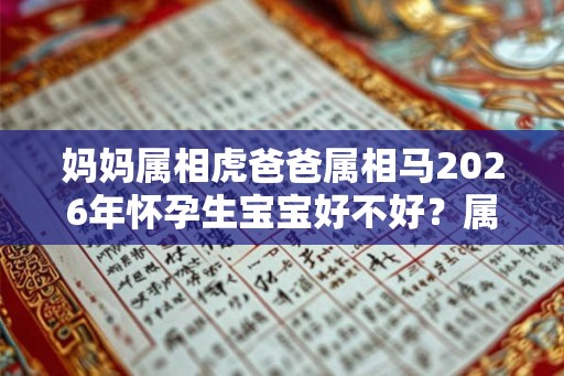妈妈属相虎爸爸属相马2026年怀孕生宝宝好不好？属虎女2026年健康如何？