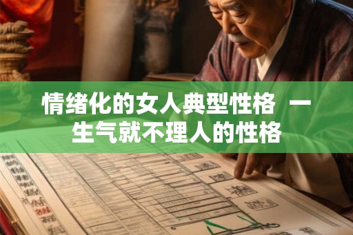 情绪化的女人典型性格 一生气就不理人的性格 情绪化的女人典型性格 一生气就不理人的性格