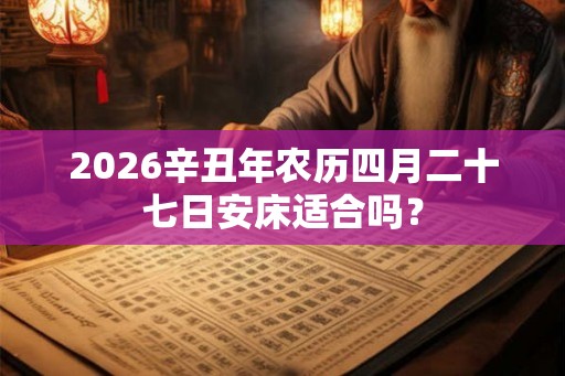 2026辛丑年农历四月二十七日安床适合吗？