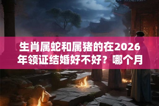 生肖属蛇和属猪的在2026年领证结婚好不好？哪个月最合适？