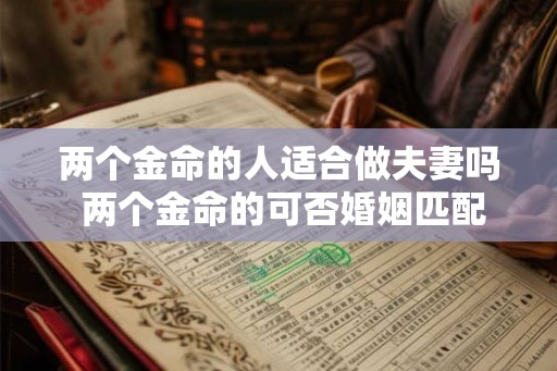 两个金命的人适合做夫妻吗 两个金命的可否婚姻匹配
