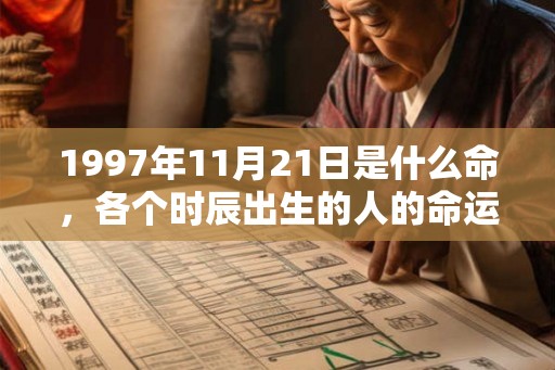 1997年11月21日是什么命，各个时辰出生的人的命运