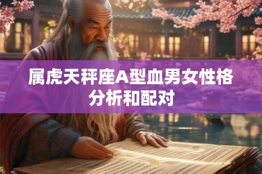 属虎天秤座A型血男女性格分析和配对