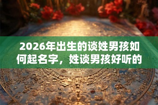 2026年出生的谈姓男孩如何起名字，姓谈男孩好听的名字