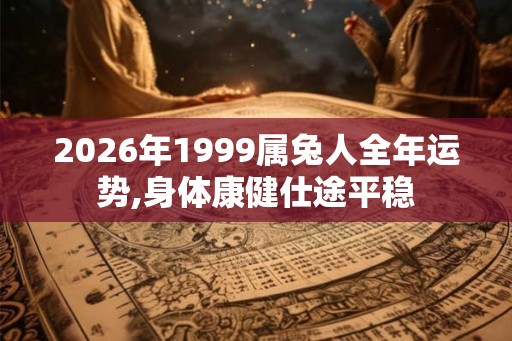 2026年1999属兔人全年运势,身体康健仕途平稳