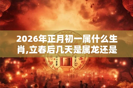 2026年正月初一属什么生肖,立春后几天是属龙还是属兔 2026年正月初一属什么生肖,立春后几天是属龙还是属兔