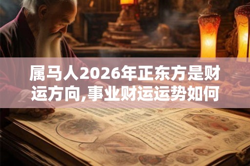 属马人2026年正东方是财运方向,事业财运运势如何 属马人2026年正东方是财运方向,事业财运运势如何