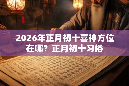 2026年正月初十喜神方位在哪?正月初十习俗 2026年正月初十喜神方位在哪?正月初十习俗