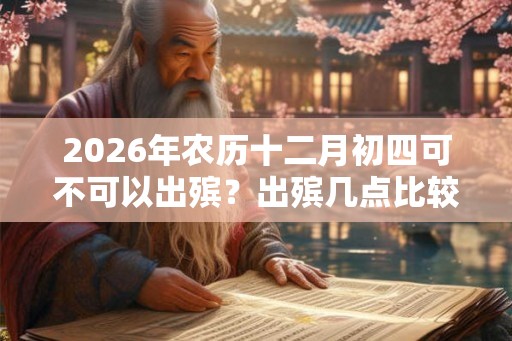 2026年农历十二月初四可不可以出殡？出殡几点比较合适？