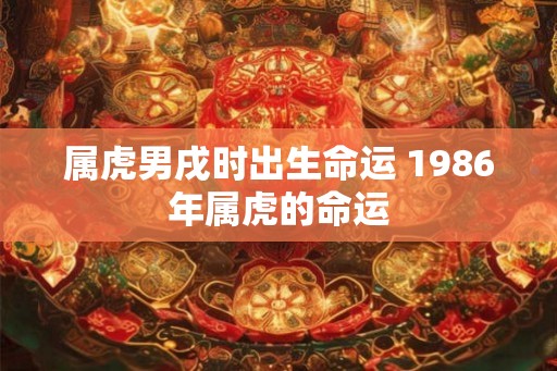 属虎男戌时出生命运 1986年属虎的命运