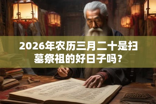 2026年农历三月二十是扫墓祭祖的好日子吗？