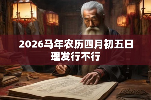 2026马年农历四月初五日理发行不行 2026马年农历四月初五日理发行不行