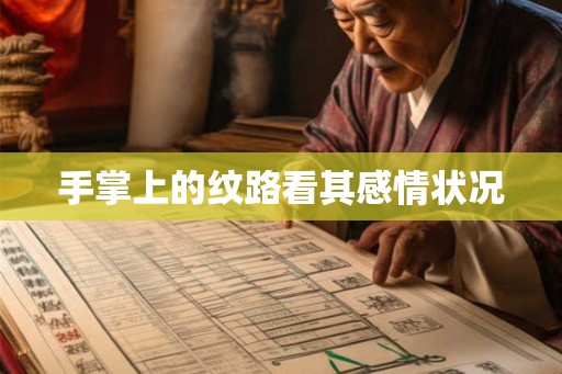手掌上的纹路看其感情状况