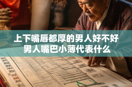 上下嘴唇都厚的男人好不好 男人嘴巴小薄代表什么