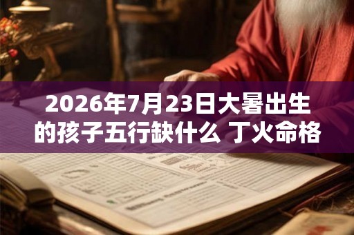 2026年7月23日大暑出生的孩子五行缺什么 丁火命格重情重义 2026年7月23日大暑出生的孩子五行缺什么 丁火命格重情重义