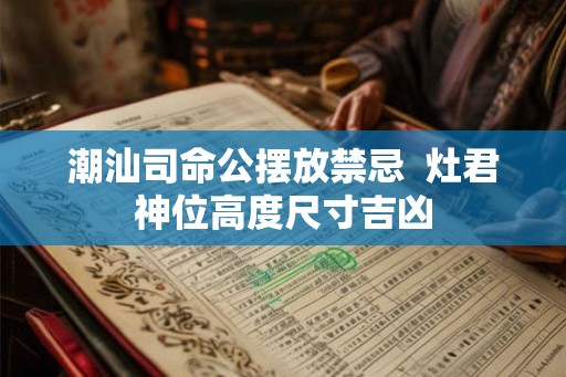 潮汕司命公摆放禁忌  灶君神位高度尺寸吉凶