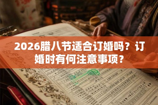 2026腊八节适合订婚吗？订婚时有何注意事项？