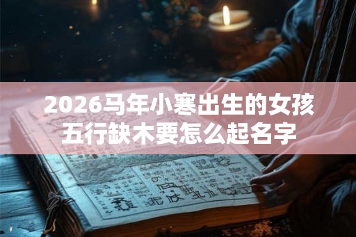 2026马年小寒出生的女孩五行缺木要怎么起名字