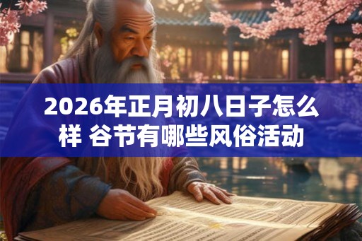 2026年正月初八日子怎么样 谷节有哪些风俗活动 2026年正月初八日子怎么样 谷节有哪些风俗活动