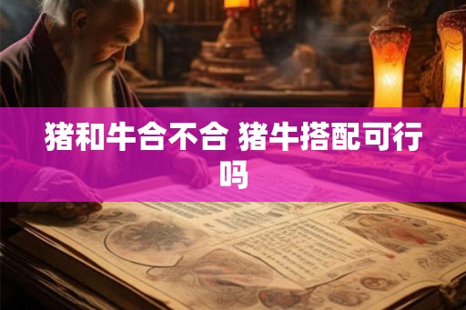猪和牛合不合 猪牛搭配可行吗