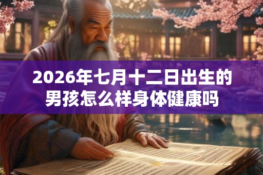 2026年七月十二日出生的男孩怎么样身体健康吗