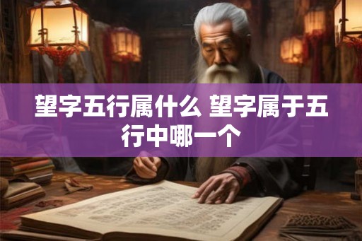 望字五行属什么 望字属于五行中哪一个 望字五行属什么 望字属于五行中哪一个