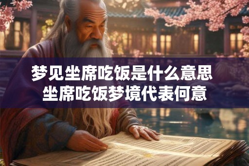 梦见坐席吃饭是什么意思 坐席吃饭梦境代表何意