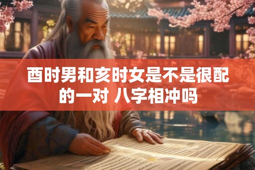 酉时男和亥时女是不是很配的一对 八字相冲吗