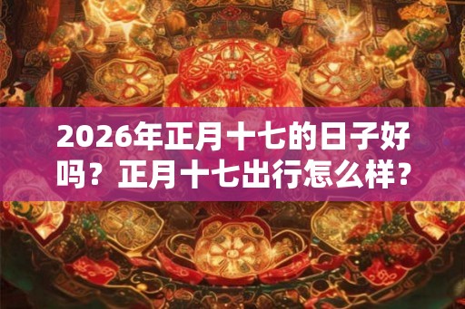 2026年正月十七的日子好吗？正月十七出行怎么样？