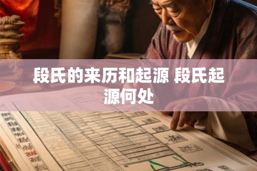 段氏的来历和起源 段氏起源何处