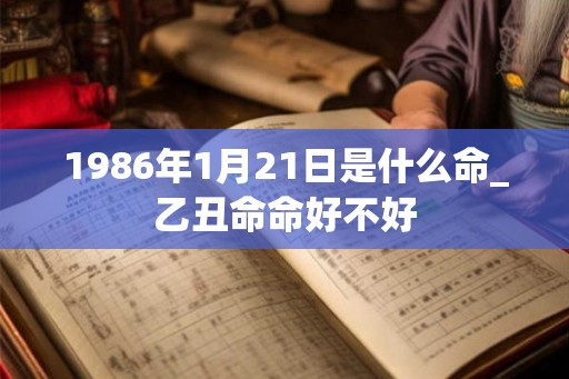 1986年1月21日是什么命_乙丑命命好不好