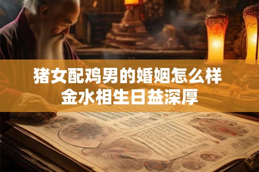 猪女配鸡男的婚姻怎么样 金水相生日益深厚