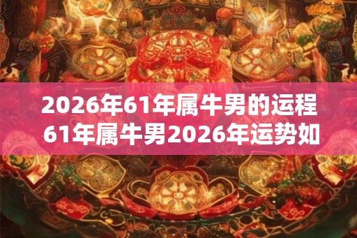 2026年61年属牛男的运程 61年属牛男2026年运势如何