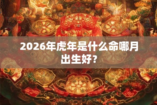 2026年虎年是什么命哪月出生好？