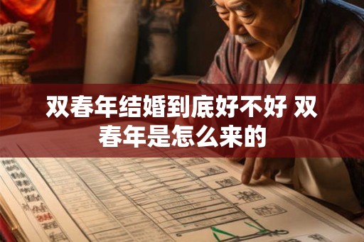 双春年结婚到底好不好 双春年是怎么来的