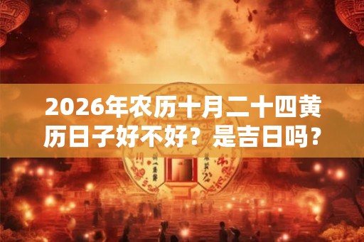 2026年农历十月二十四黄历日子好不好？是吉日吗？