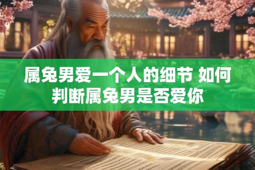 属兔男爱一个人的细节 如何判断属兔男是否爱你 属兔男爱一个人的细节 如何判断属兔男是否爱你