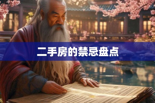 二手房的禁忌盘点