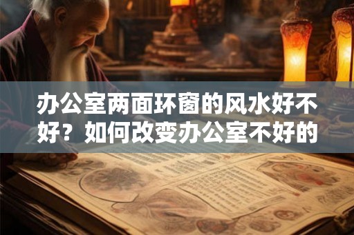 办公室两面环窗的风水好不好？如何改变办公室不好的风水？