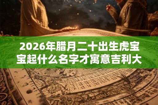 2026年腊月二十出生虎宝宝起什么名字才寓意吉利大方 2026年腊月二十出生虎宝宝起什么名字才寓意吉利大方