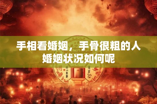 手相看婚姻，手骨很粗的人婚姻状况如何呢