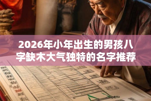 2026年小年出生的男孩八字缺木大气独特的名字推荐