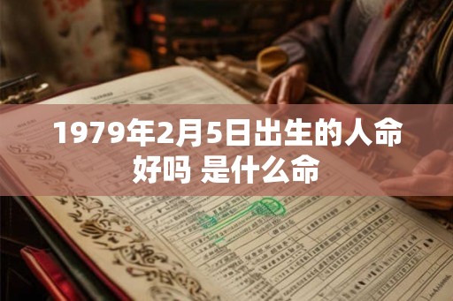 1979年2月5日出生的人命好吗 是什么命