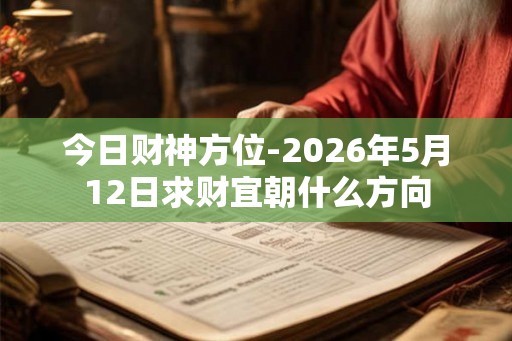 今日财神方位-2026年5月12日求财宜朝什么方向 今日财神方位-2026年5月12日求财宜朝什么方向