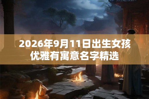 2026年9月11日出生女孩优雅有寓意名字精选