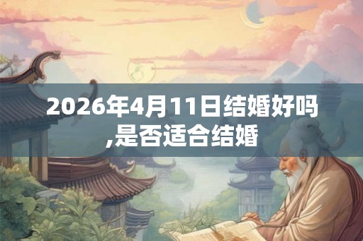 2026年4月11日结婚好吗,是否适合结婚