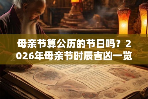 母亲节算公历的节日吗?2026年母亲节时辰吉凶一览 母亲节算公历的节日吗?2026年母亲节时辰吉凶一览