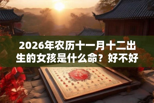 2026年农历十一月十二出生的女孩是什么命？好不好？