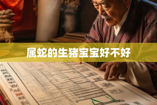 属蛇的生猪宝宝好不好