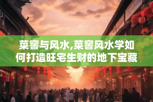 菜窖与风水,菜窖风水学如何打造旺宅生财的地下宝藏？